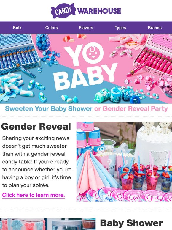 Baby Shower/Gender Reveal Candy 👶🍼