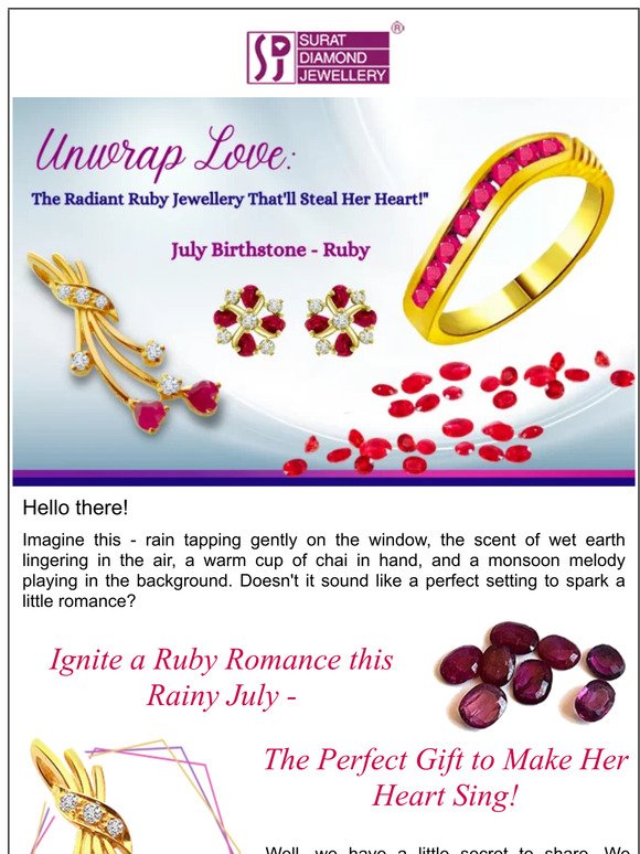 Silver Elegance: Discover the Magic of Silver & Gold Ruby Jewellery.