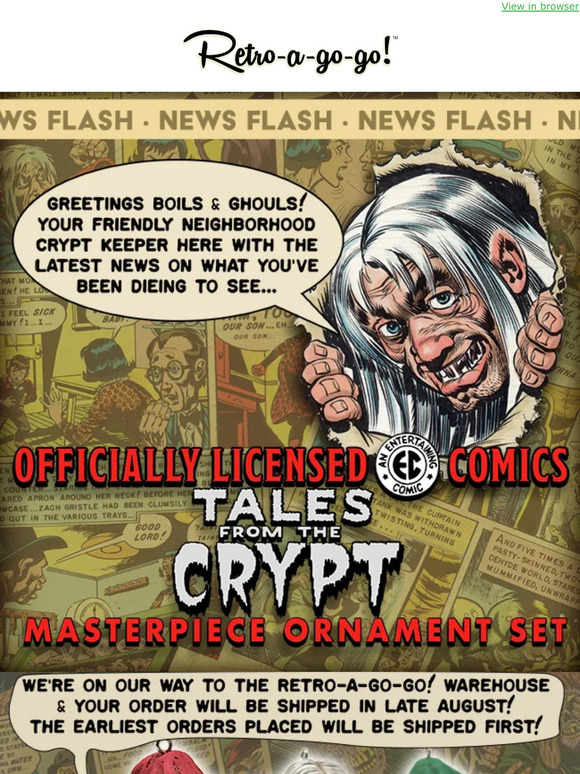 TALES FROM THE CRYPT will be here soon!