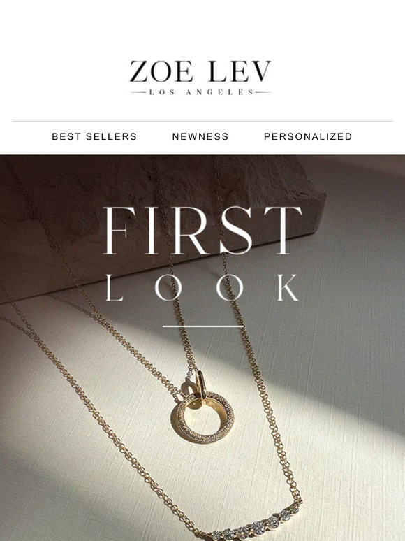 Zoe Lev Jewelry FIRST LOOK Pavé all Day Milled