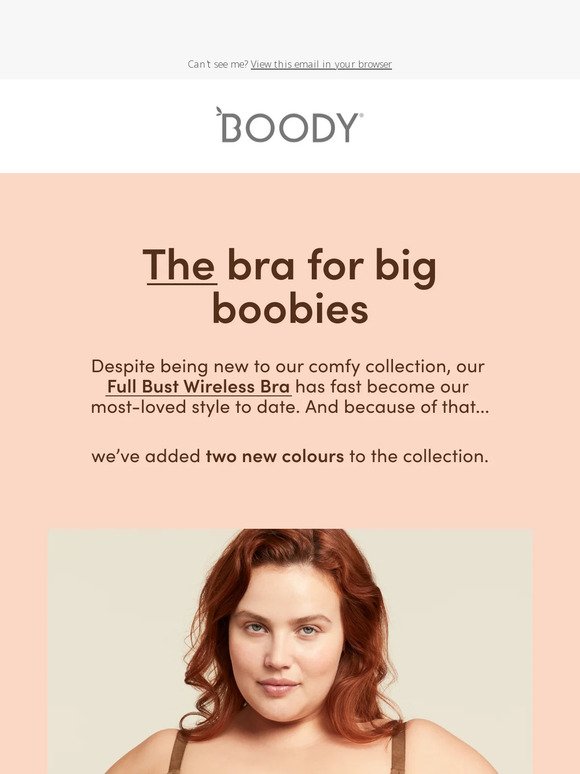 Boody NZ: Introducing Our Full Bust Bra