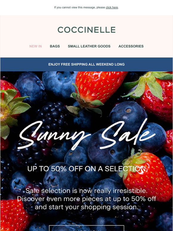 Coccinelle Email Newsletters Shop Sales Discounts and Coupon Codes