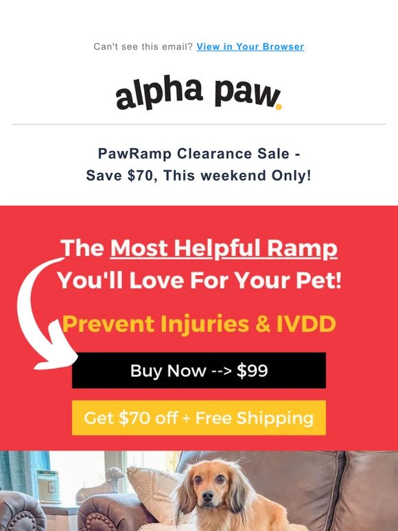 Huge PawRamp Clearance Sale 🔥👉