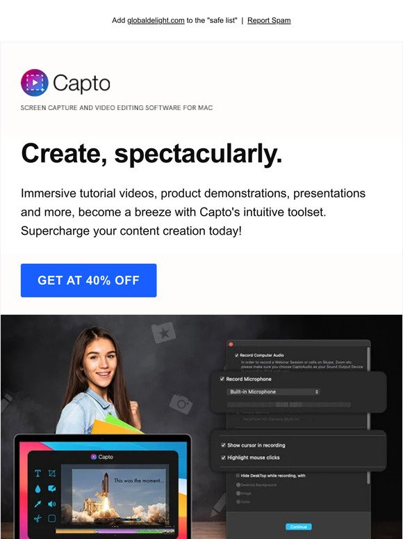Screen Capture made easy on Mac | Save 40% on Capto this weekend! 🖥