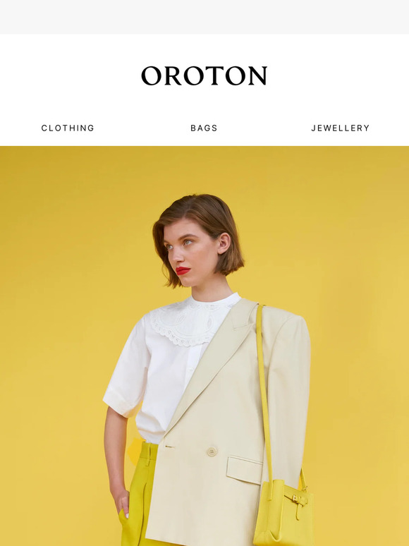 Oroton: HOW TO STYLE: Bold shades for spring | Milled