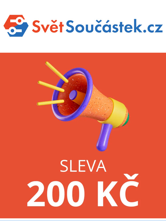 Máme pro Vás slevový kupón na 200 Kč!