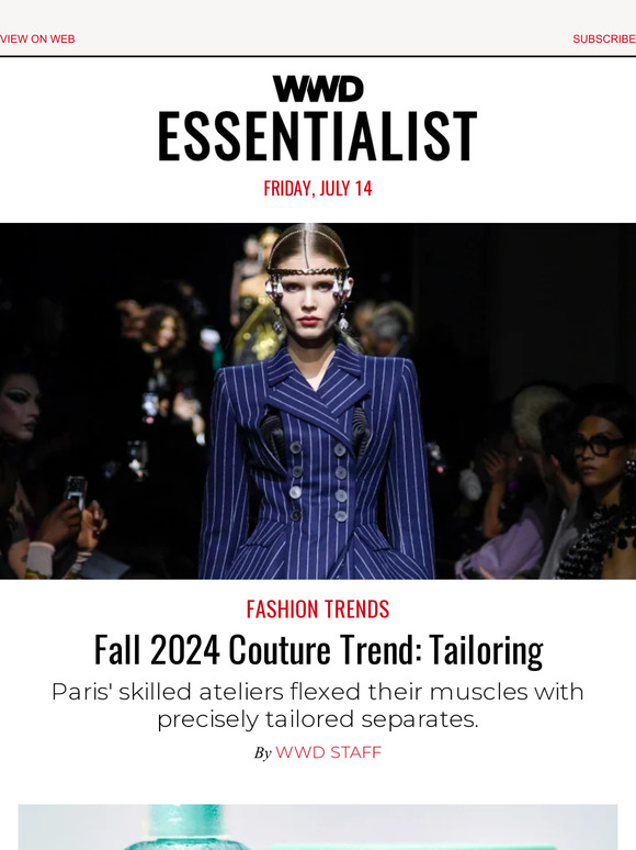 Women's Wear Daily: Fall 2024 Couture Trend: Tailoring | Milled