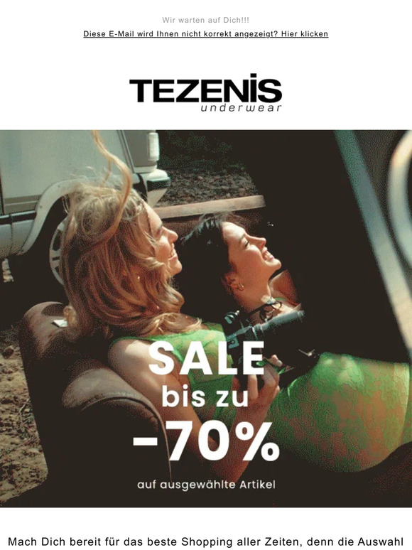 SALE BIS ZU -70% 😍🔊