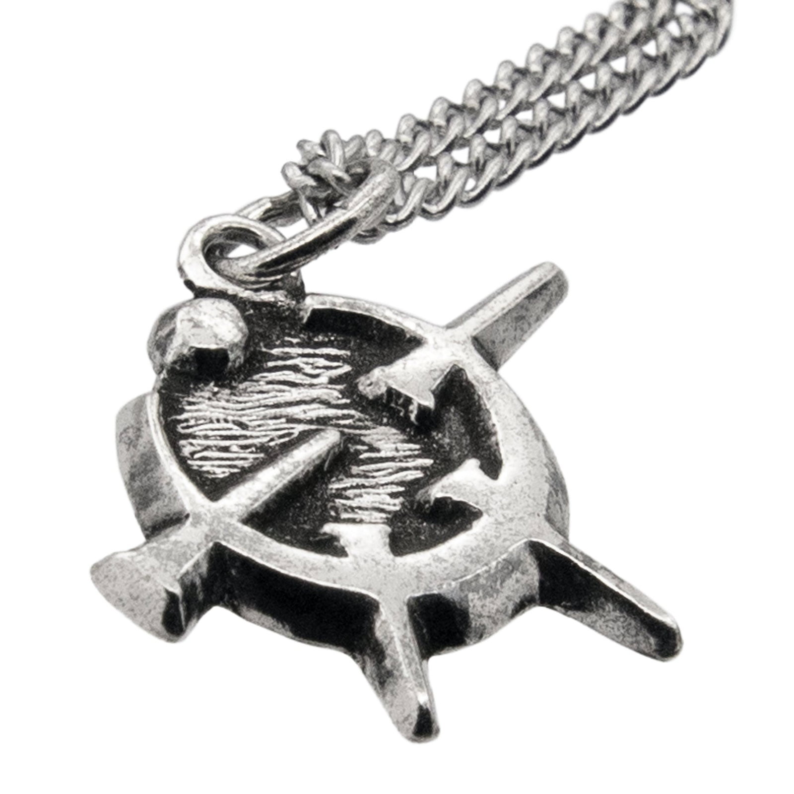 Sterling Silver Atium Symbol Necklace