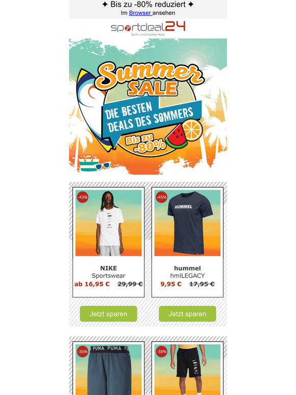 Sonne, Strand und Schnäppchen - Summer Sale 2023 ☀🌴