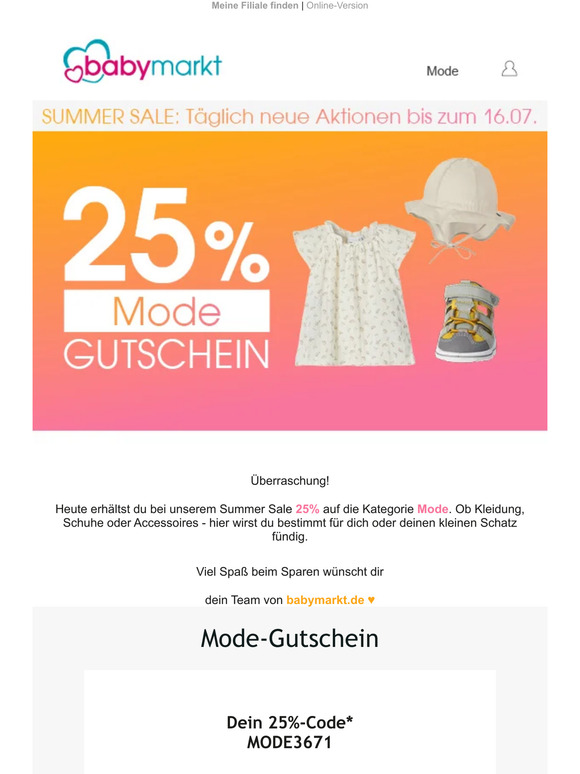 Mode-Sale + 25% on top!