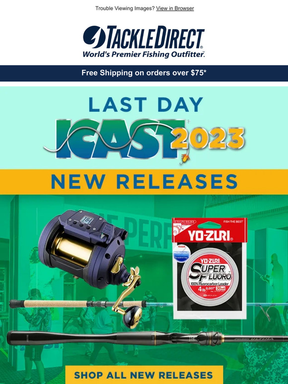 Tackle Direct ICAST 2023 Last Day New Shimano, Daiwa, Penn & More
