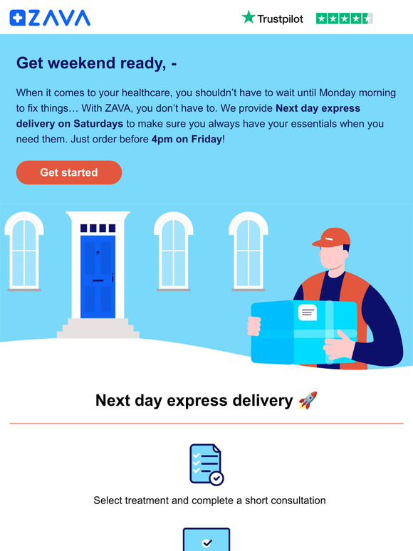 Order by 4pm today for weekend delivery, — 🚀