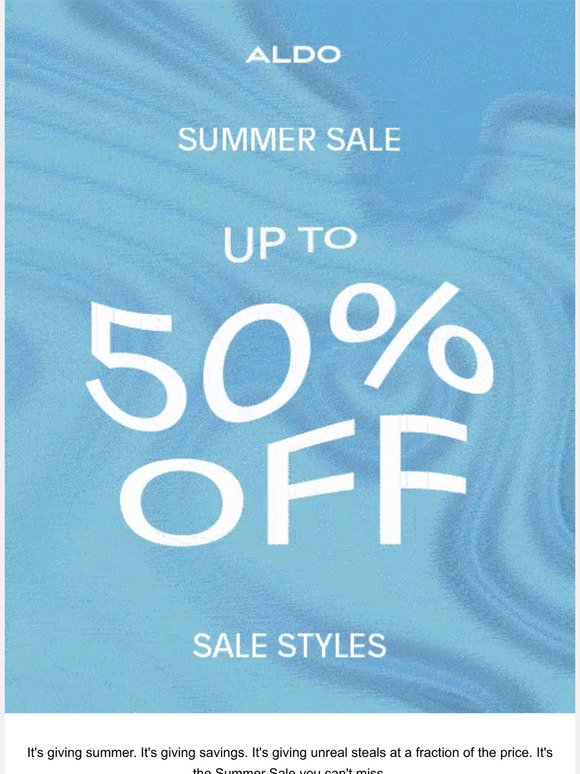 ALDO Shoes Email Newsletters: Shop Sales, Discounts, and Coupon Codes