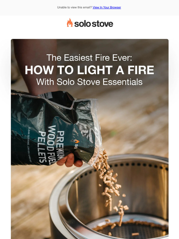 Solo Stove How To Build The Easiest Fire Milled
