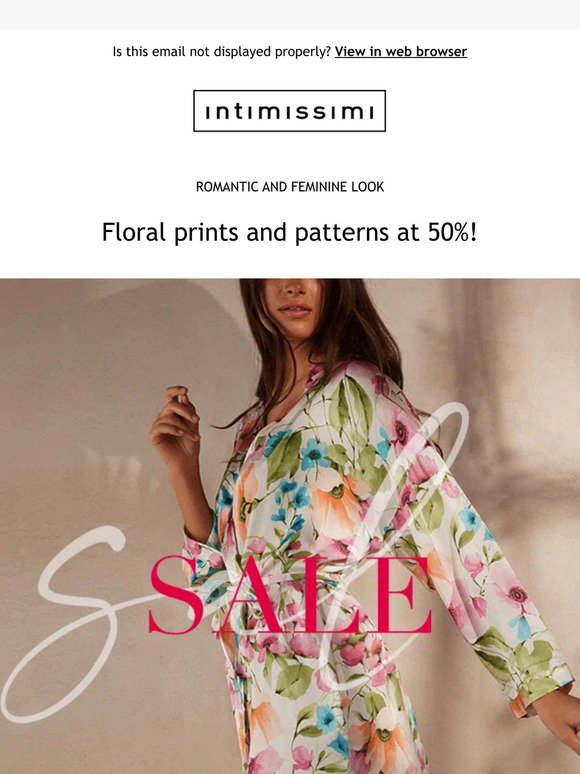 SALE: floral style up to 50%