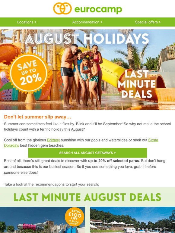 Fancy a holiday this August?