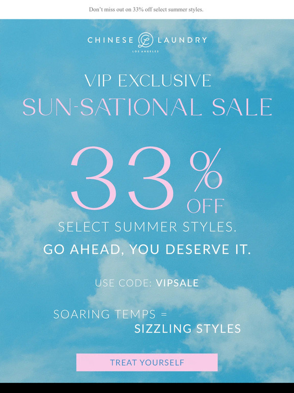 Re: Your VIP Access to Our SALE!