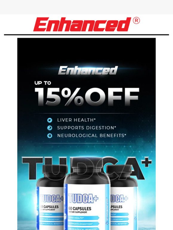 Tudca+ liver support is 15% off (limited time!)