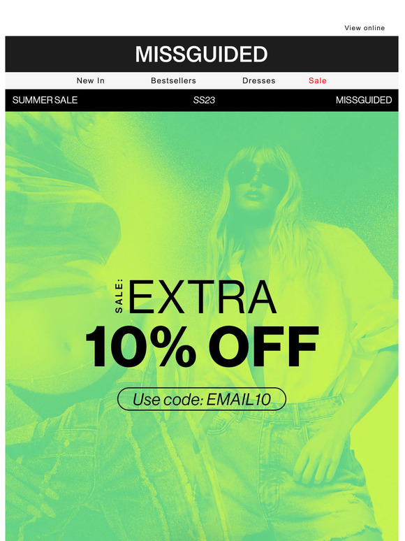 Missguided Email Newsletters Shop Sales Discounts and Coupon Codes