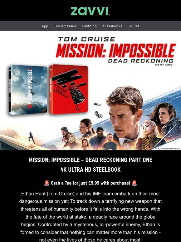 [Selling Fast] Mission Impossible 4K UHD Steelbook