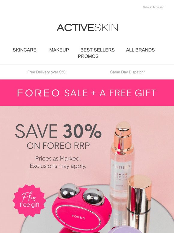 FOREO 30% OFF SALE + a Free French Beauty Trio 💄