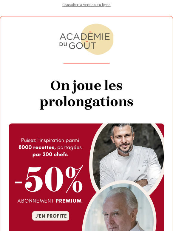 Il est encore temps d'en profiter : -50% sur l'abonnement Premium !