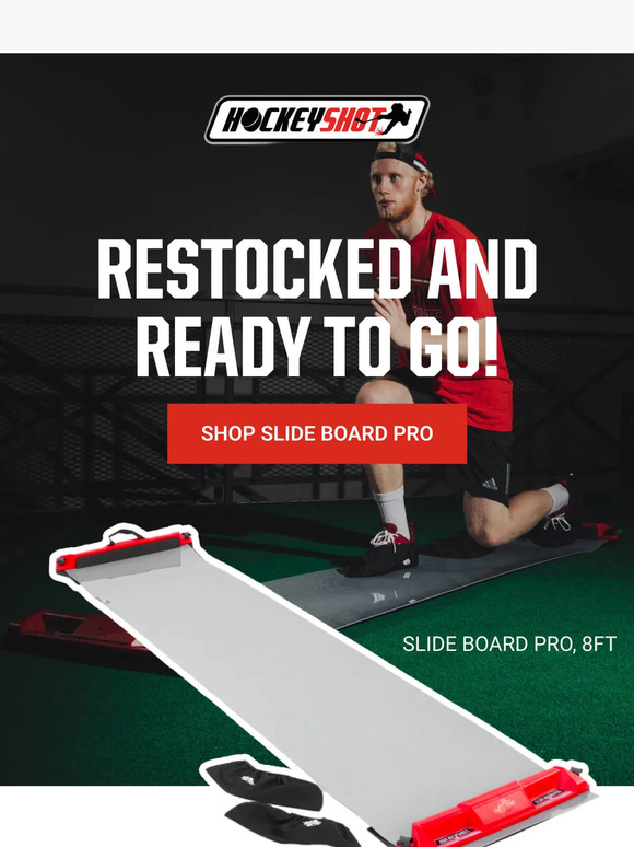 Back in stock: Slide Board Pro, 8ft