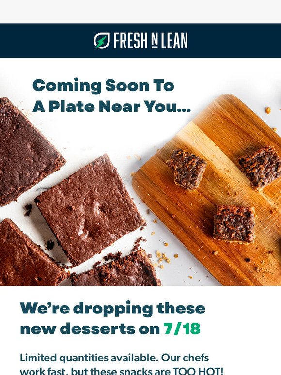 Missed out? New desserts arriving soon...🍫