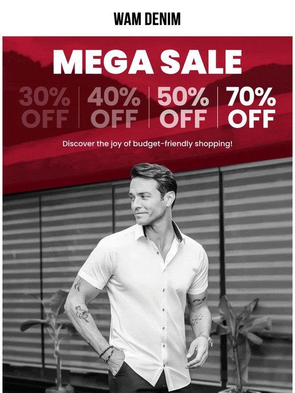 Mis onze Outlet Mega Sale niet - Ongelooflijke aanbiedingen wachten op jou!