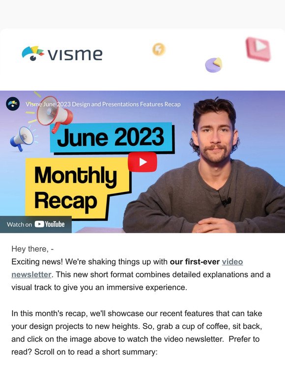 📅 Watch June’s Visme Video Recap: Unlock Powerful New Features