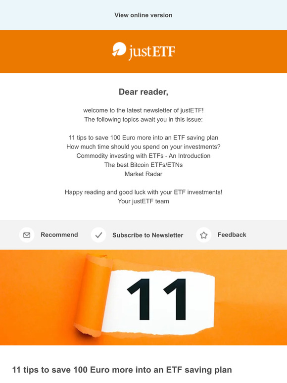 11 tips to save 100 Euro more into an ETF saving plan