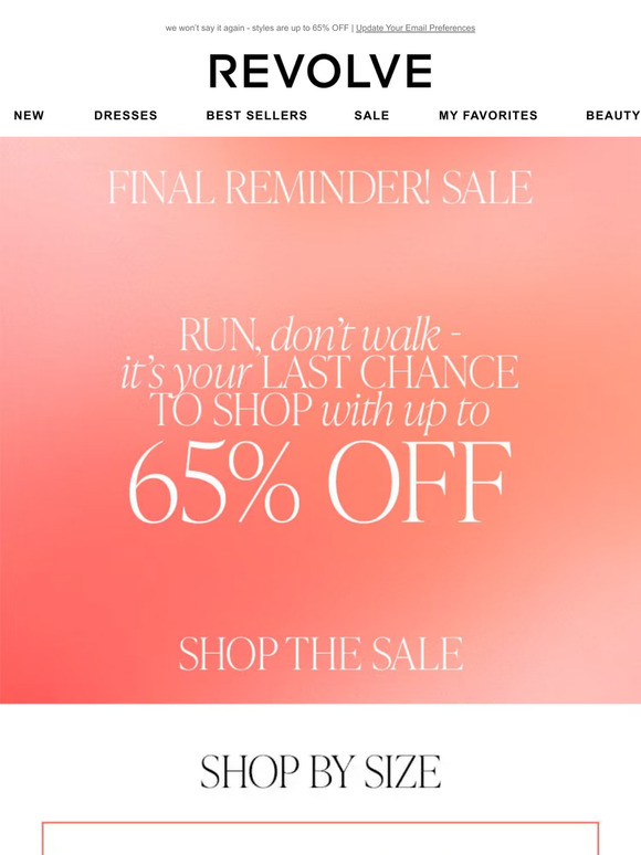 REVOLVE Email Newsletters Shop Sales, Discounts, and Coupon Codes