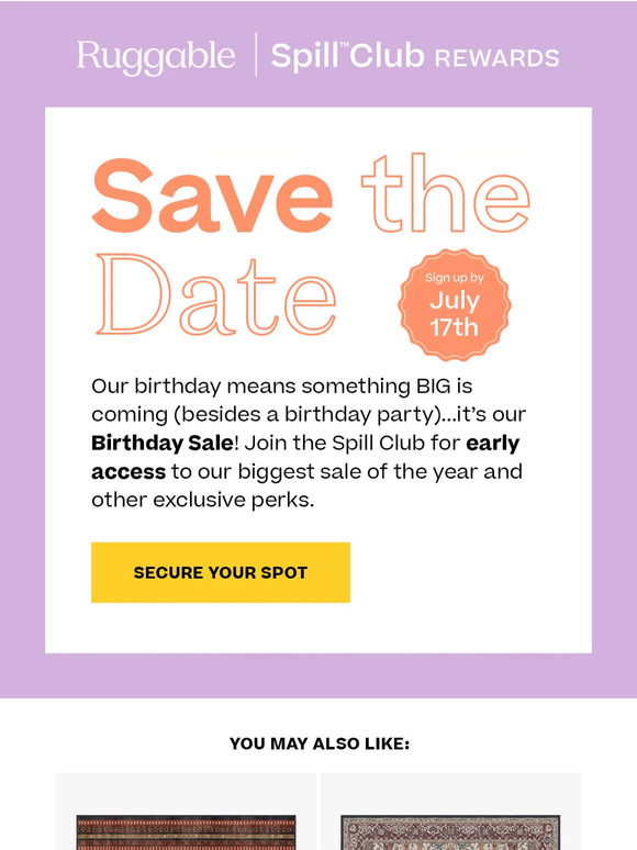 Our Biggest Sale of the Year Is Coming…