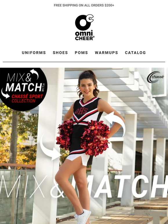 Omni Cheer Style Meets Versatility with Mix & Match Uniforms Milled