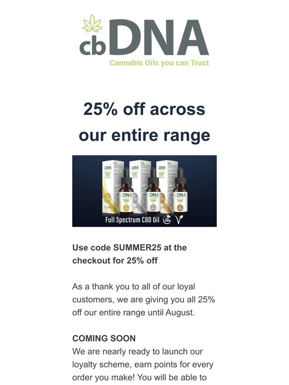 25% off discount inside