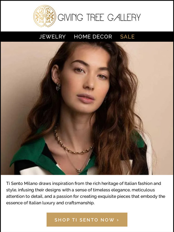 The Giving Tree Gallery Italian Elegance Discover Ti Sento Milano