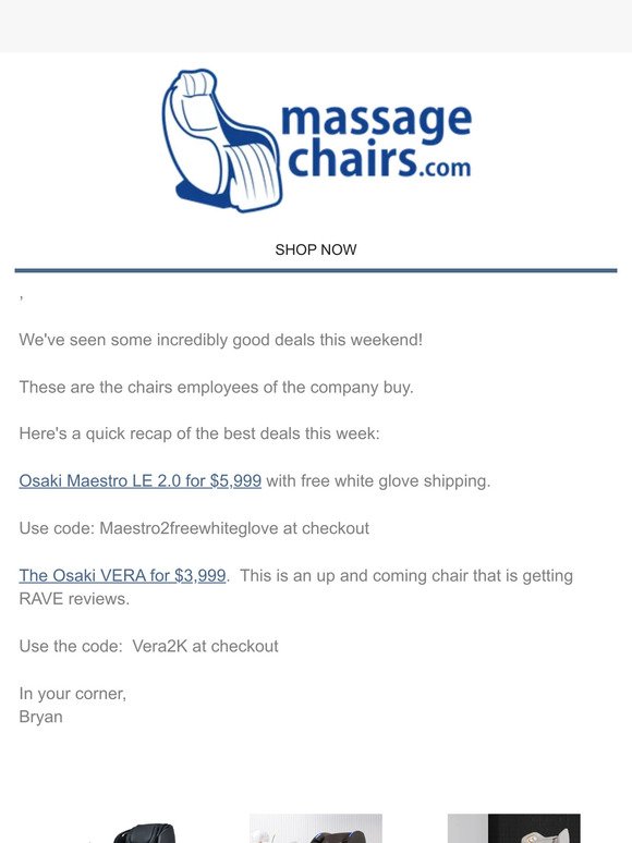 Massage Chair Deals For Busy People #92