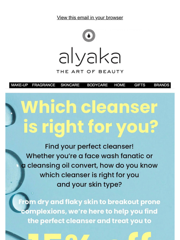 Which cleanser is right for you? 💦