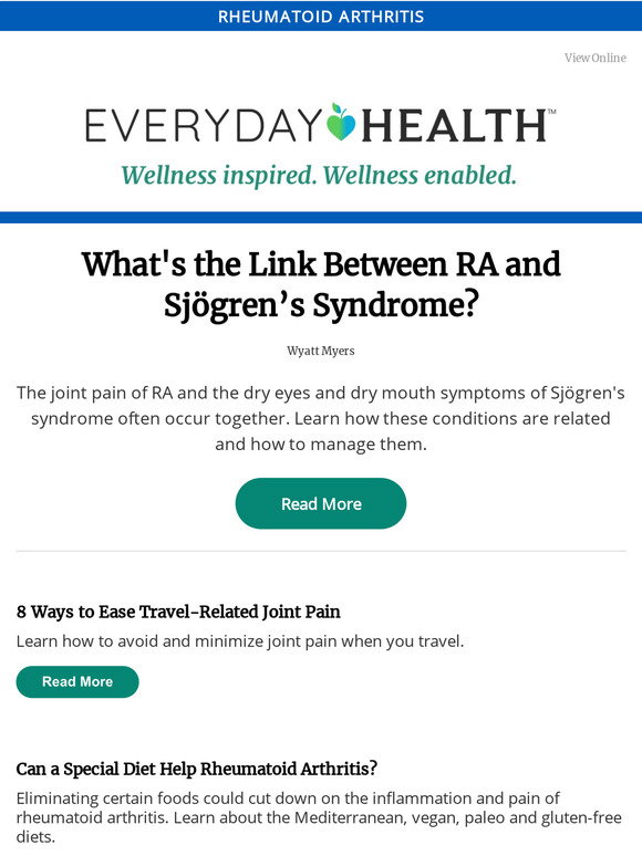LIfescript: What's the Link Between RA and Sjögren’s Syndrome? | Milled