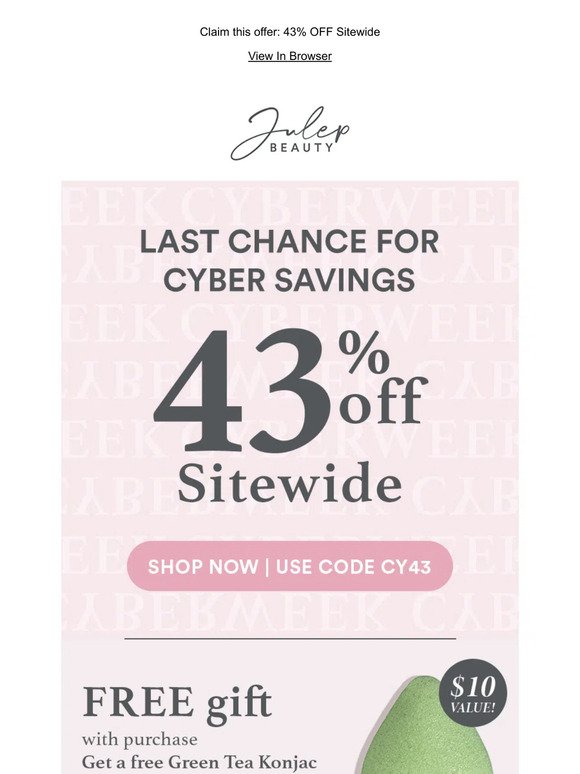 📣 Final Chance For Cyber Savings