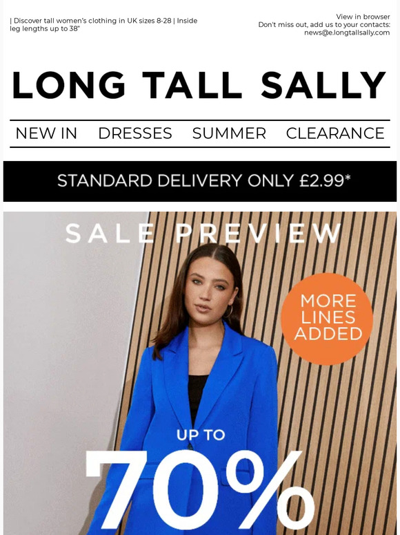 Sale: MORE Lines & BIGGER Discounts