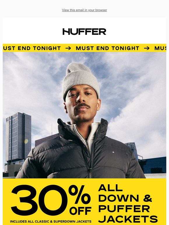 LAST CHANCE - 30% OFF ALL DOWN & PUFFER JACKETS | ENDS TONIGHT ✌🏻