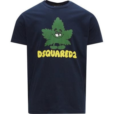Fed t-shirt fra Dsquared2 med spændende logoprint på fronten. Maple Leaf Cool T-shirt