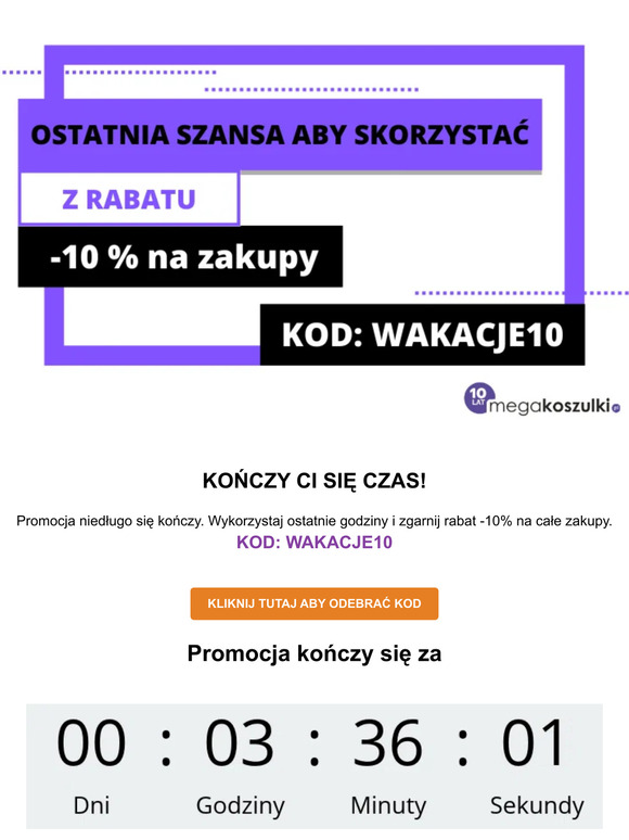 😮 Twój Rabat Zaraz Przepadnie 😮