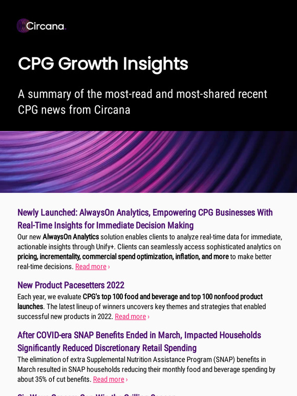 CPG Growth Insights: Monthly Recap of News and Insights
