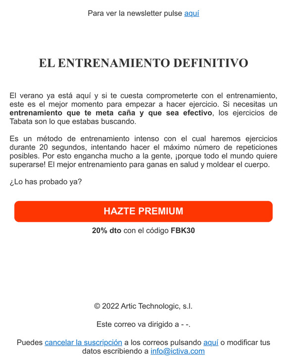 ¿Quieres el mejor entreno para un cuerpo en forma?