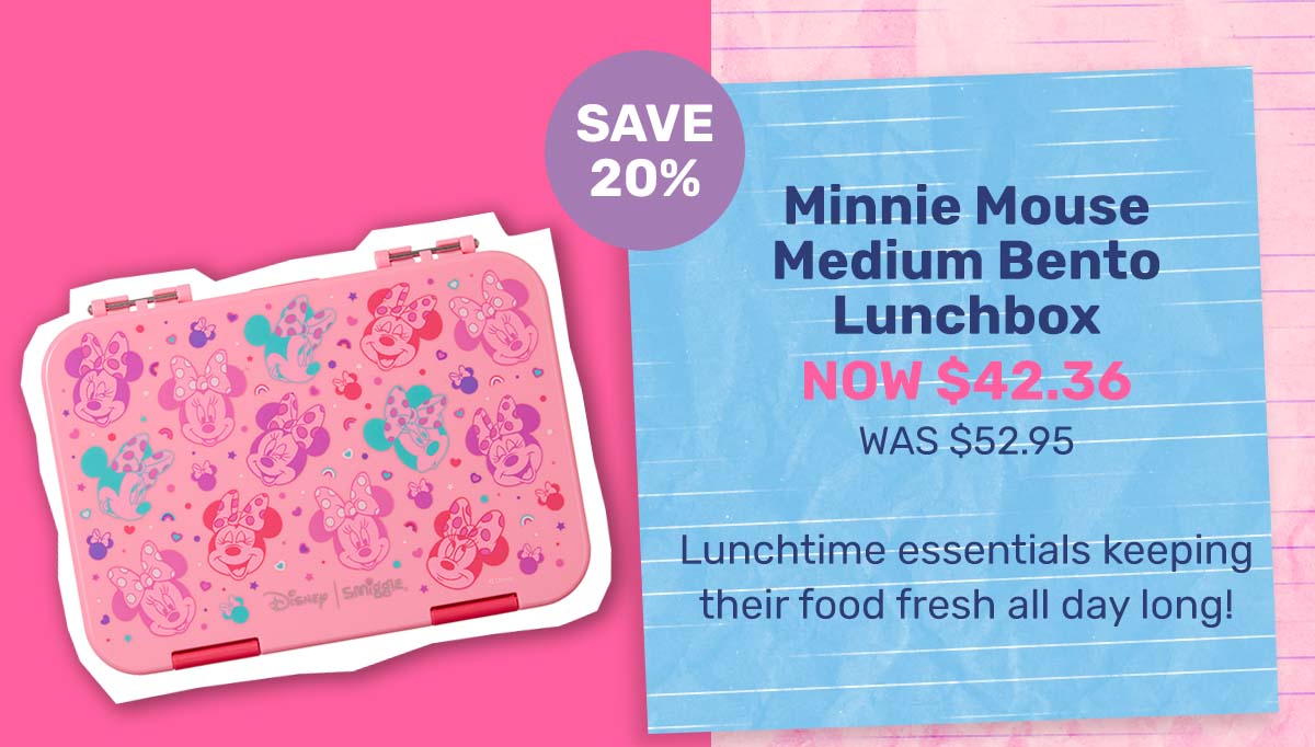 Minnie Mouse Medium Happy Bento Lunchbox