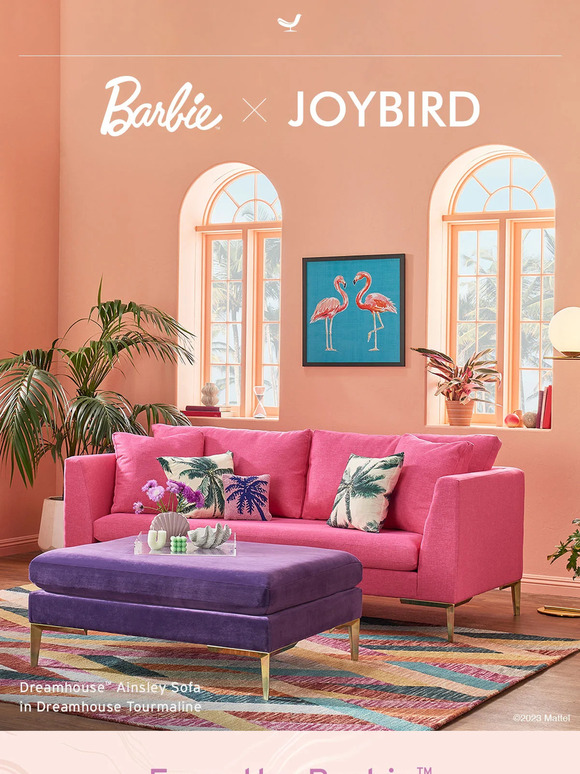 Joybird 💕 Barbie™ x Joybird is here! Milled