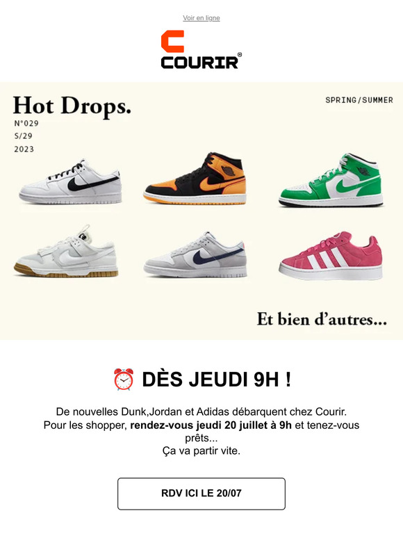 Chaussure adidas outlet courir jordan